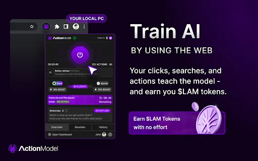 Action Model: I-automate ang Iyong Browser at Kumita ng Rewards - Screenshot 1