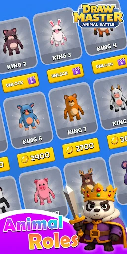 I-download ang Draw & Smash Animal Cars 3D – Labanan ang mga Kaaway - Screenshot 3