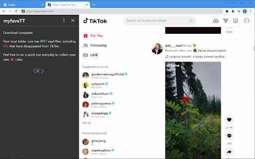 myfaveTT: I-download ang Lahat ng TikTok Videos Offline nang Libre - Screenshot 3