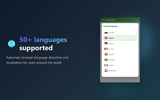 AnonVPN: Mabilis at Libreng VPN para sa Chrome – Protektahan ang Privacy - Screenshot 2