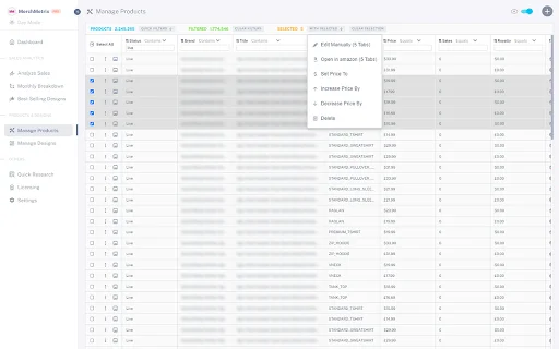 MerchMetrix: Pinakamabilis na Dashboard para sa Merch by Amazon - Screenshot 4
