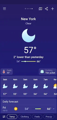I-download ang Weather & Clima – Tumpak na Weather App Ngayon - Screenshot 13