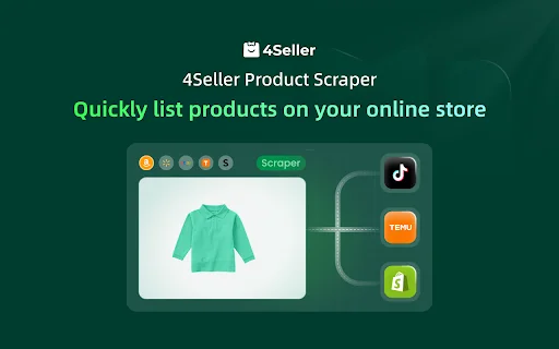 I-download ang 4Seller: Pinakamabilis na Product Scraper para sa TikTok - Screenshot 1
