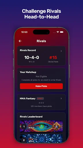 I-download ang MMA Fantasy App – Hulaan ang Laban at Manalo Ngayon - Screenshot 6