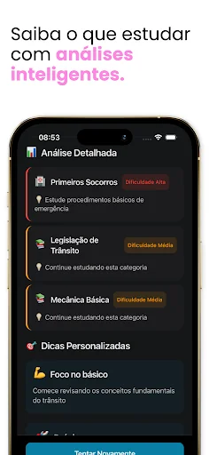Simulado Detran 2026: Mag-ensayo Para sa Lisensya sa Brazil - Screenshot 3