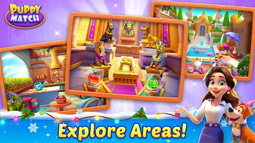 I-download ang Puppy Match: Match 3 Game – Maglaro at Mag-decorate - Screenshot 16