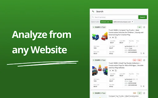 RevSeller: Ang Pinakamahusay na Tool para sa Amazon Sellers - Screenshot 3