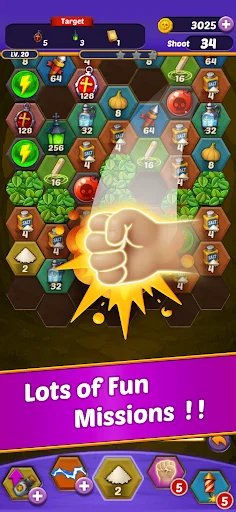 I-download ang Shoot The Monster – Laruin ang 2048 Puzzle nang Libre - Screenshot 3