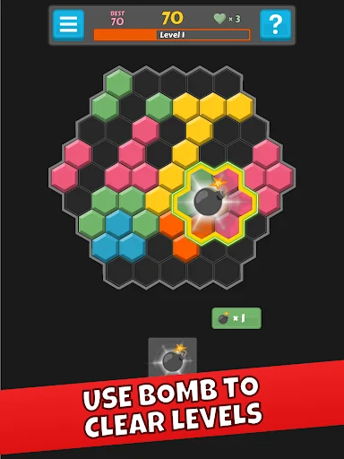 I-download ang Block Buster – Hex and Square: Masayang Puzzle Game - Screenshot 10