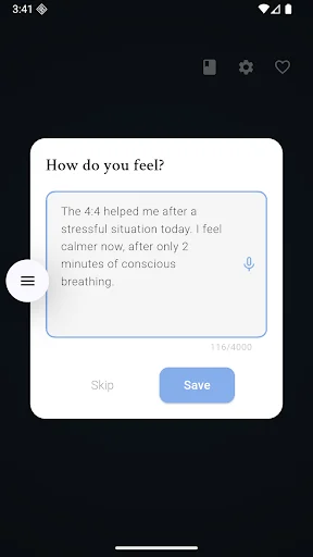 I-download ang Just Breathe Now – Box Breathing App sa Android - Screenshot 4