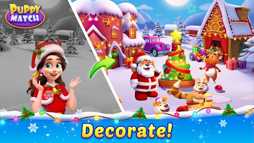 I-download ang Puppy Match: Match 3 Game – Maglaro at Mag-decorate - Screenshot 22