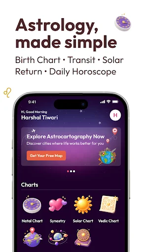 Download Up Astrology – Daily Horoscope at Birth Chart Free - Screenshot 1