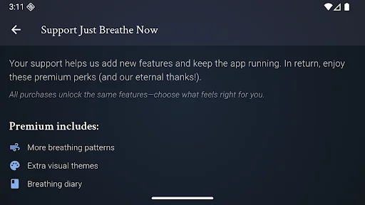 I-download ang Just Breathe Now – Box Breathing App sa Android - Screenshot 17