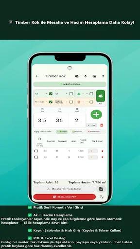 I-download ang Timber & Wood Vol Calculator – Kalkulahin ang Kahoy - Screenshot 4