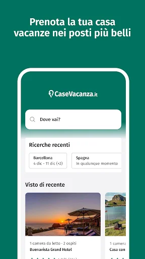 I-download ang CaseVacanza.it App – Maghanap ng Vacation Rental - Screenshot 1