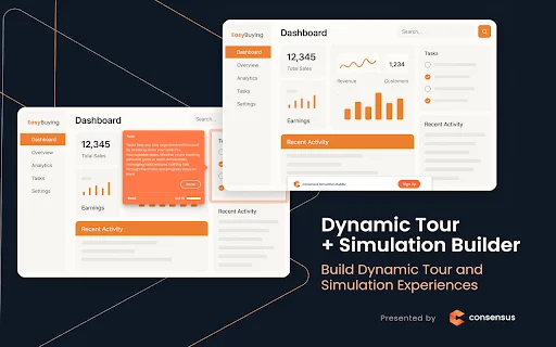 Consensus Dynamic Tour: Gumawa ng Interactive Product Tours nang Madali - Screenshot 1