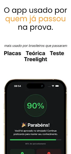 Simulado Detran 2026: Mag-ensayo Para sa Lisensya sa Brazil - Screenshot 1