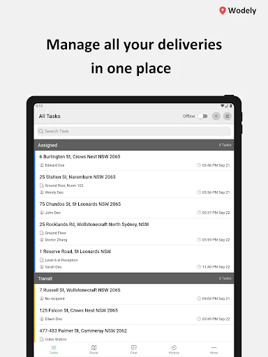 I-download ang Wodely Driver: Pinakamahusay na Delivery Management App - Screenshot 9