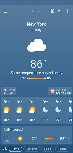 I-download ang Weather & Clima – Tumpak na Weather App Ngayon - Screenshot 19