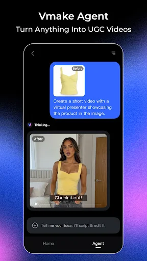 I-download ang Vmake: UGC Video Editor – AI Video Maker Pinoy - Screenshot 1