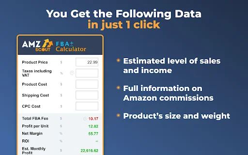Amazon FBA Calculator Free – Kalkulahin ang Profit ng Iyong Negosyo - Screenshot 2