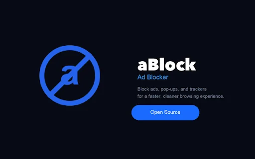 I-download ang aBlock: Pinakamabilis na Ad Blocker para sa Chrome - Screenshot 1