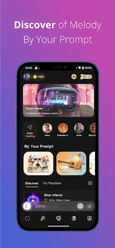 Melody AI Music & Song Maker – Gumawa ng Kanta Gamit ang AI - Screenshot 1