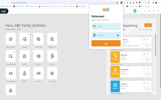 I-download ang Adit for Chrome – Pamahalaan ang Dental Practice - Screenshot 1