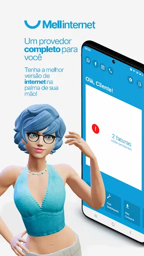 I-download ang Mell Internet App – Pamahalaan ang Iyong Account Online - Screenshot 1