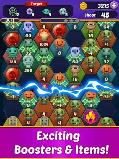 I-download ang Shoot The Monster – Laruin ang 2048 Puzzle nang Libre - Screenshot 6