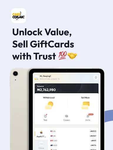 I-download ang CardCosmic: Mabilis at Ligtas na Pagbebenta ng Gift Card - Screenshot 6