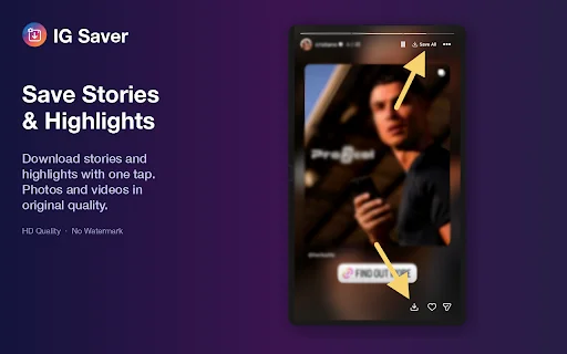 IG Saver 2026: I-download ang Instagram Reels, Photos at Stories - Screenshot 4