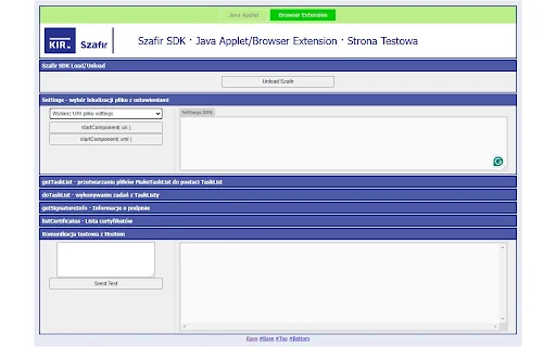 I-download ang Szafir SDK Web para sa Electronic Signature - Screenshot 2