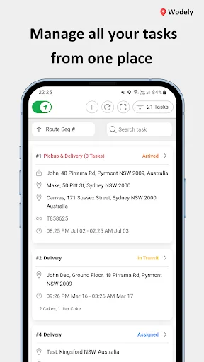 I-download ang Wodely Driver: Pinakamahusay na Delivery Management App - Screenshot 1