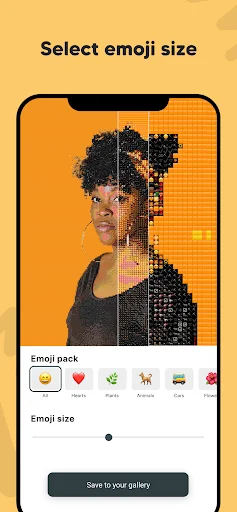 I-download ang Emoji photo Mosaic – Gawing Sining ang Iyong Larawan - Screenshot 3