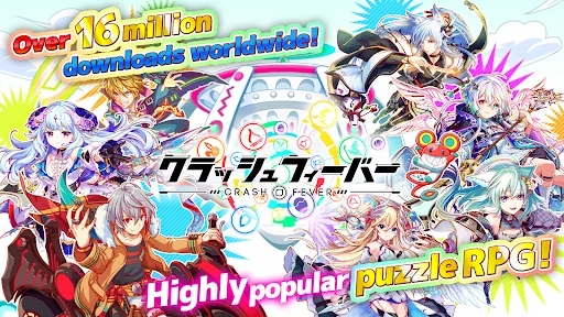 I-download ang Crash Fever APK – Ultimate Puzzle RPG Free - Screenshot 1