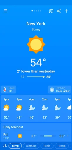 I-download ang Weather & Clima – Tumpak na Weather App Ngayon - Screenshot 17