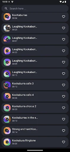 I-download ang Kookaburra Bird Sounds – Mga Ringtone na Libre - Screenshot 4