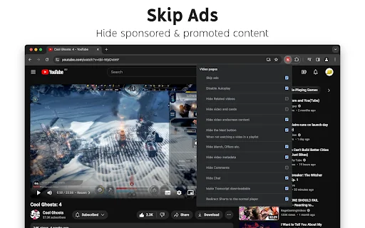 Control Panel for YouTube: I-customize ang Iyong YouTube Experience - Screenshot 2