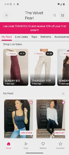 I-download ang The Velvet Pearl App – Mamili ng Estilo sa Android - Screenshot 2