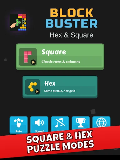 I-download ang Block Buster – Hex and Square: Masayang Puzzle Game - Screenshot 7