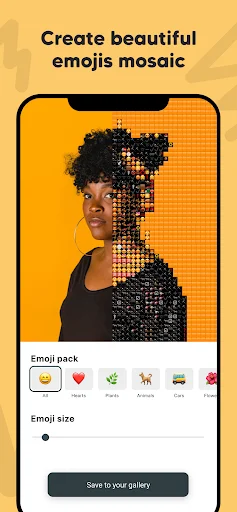 I-download ang Emoji photo Mosaic – Gawing Sining ang Iyong Larawan - Screenshot 1