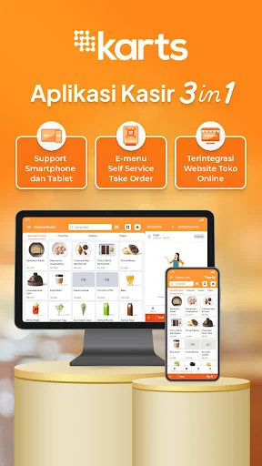 I-download ang KartsPOS – Pinakamahusay na Cashier App para sa Negosyo - Screenshot 1