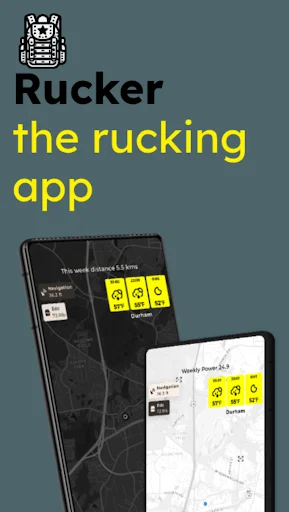I-download ang Rucker App: Ang Pinakamahusay na Rucking Tracker - Screenshot 1