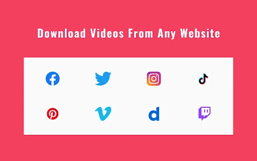 VidHelper: I-download ang Video sa Chrome – Mabilis at Madali - Screenshot 1