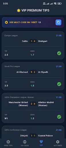 I-download ang Multi Betting Tips Daily Win – Libreng High Odds Tips - Screenshot 5