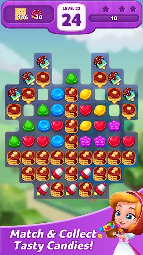 I-download ang Lollipop: Sweet Taste Match 3 – Libreng Puzzle Game - Screenshot 20
