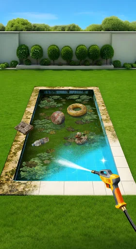 I-download ang Lawn Care ASMR Cleaning – Nakaka-relax na Laro - Screenshot 8