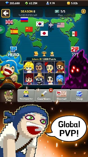 I-download ang Videogame Guardians: Retro Idle RPG Para sa Android - Screenshot 3