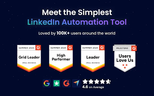 I-download ang Waalaxy: Pinakamahusay na LinkedIn Automation Tool - Screenshot 1